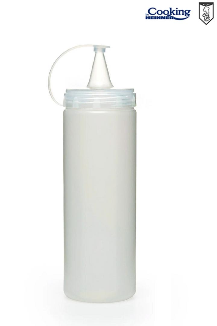 Dispenser Sosuri 500ml Heinner Chef Line - Sticlă Transparentă
