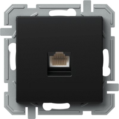 Priză Date CAT5E TEM, RJ45, Modul Negru