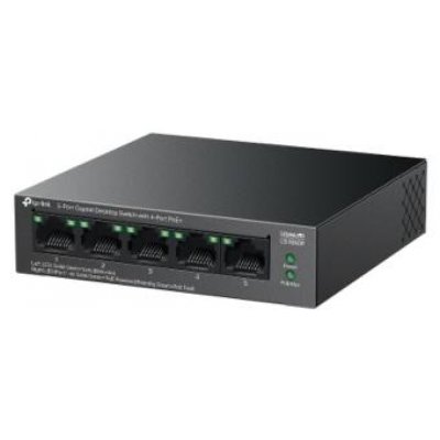 TP-Link LS105GP Switch 5-Porturi, 4x PoE+ Gigabit