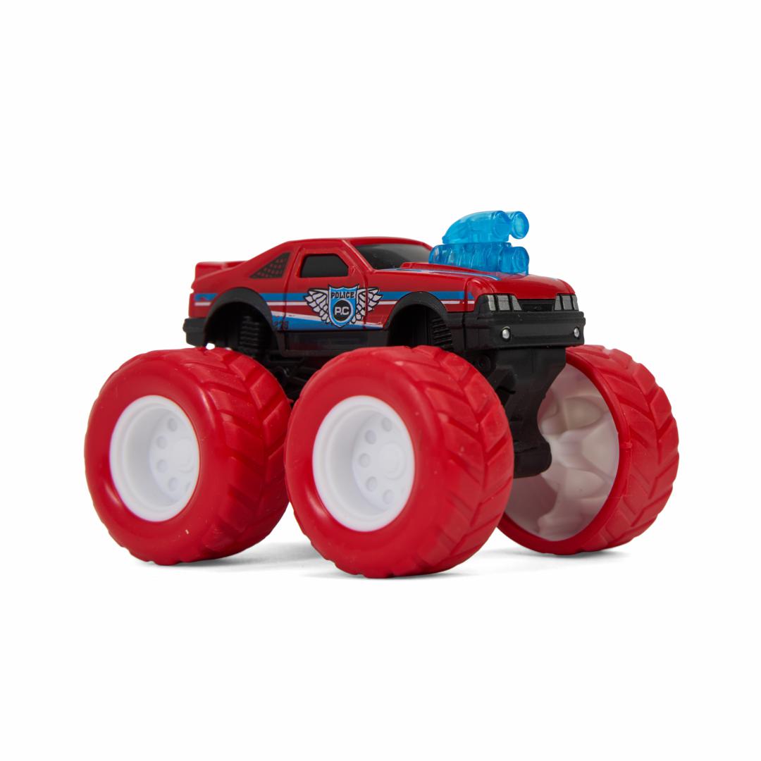 Mașină Poliție Portocalie Momki 8.5cm - Jucărie Inerție