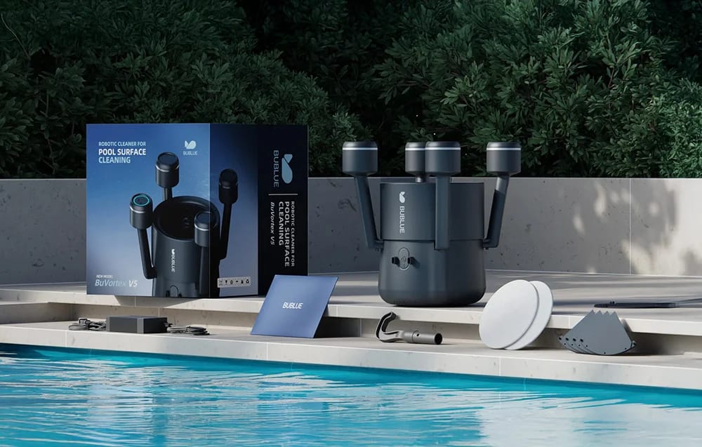 Robot curatare piscine BUBLUE F10 wireless, piscine pana la 50 m² - imagine 8