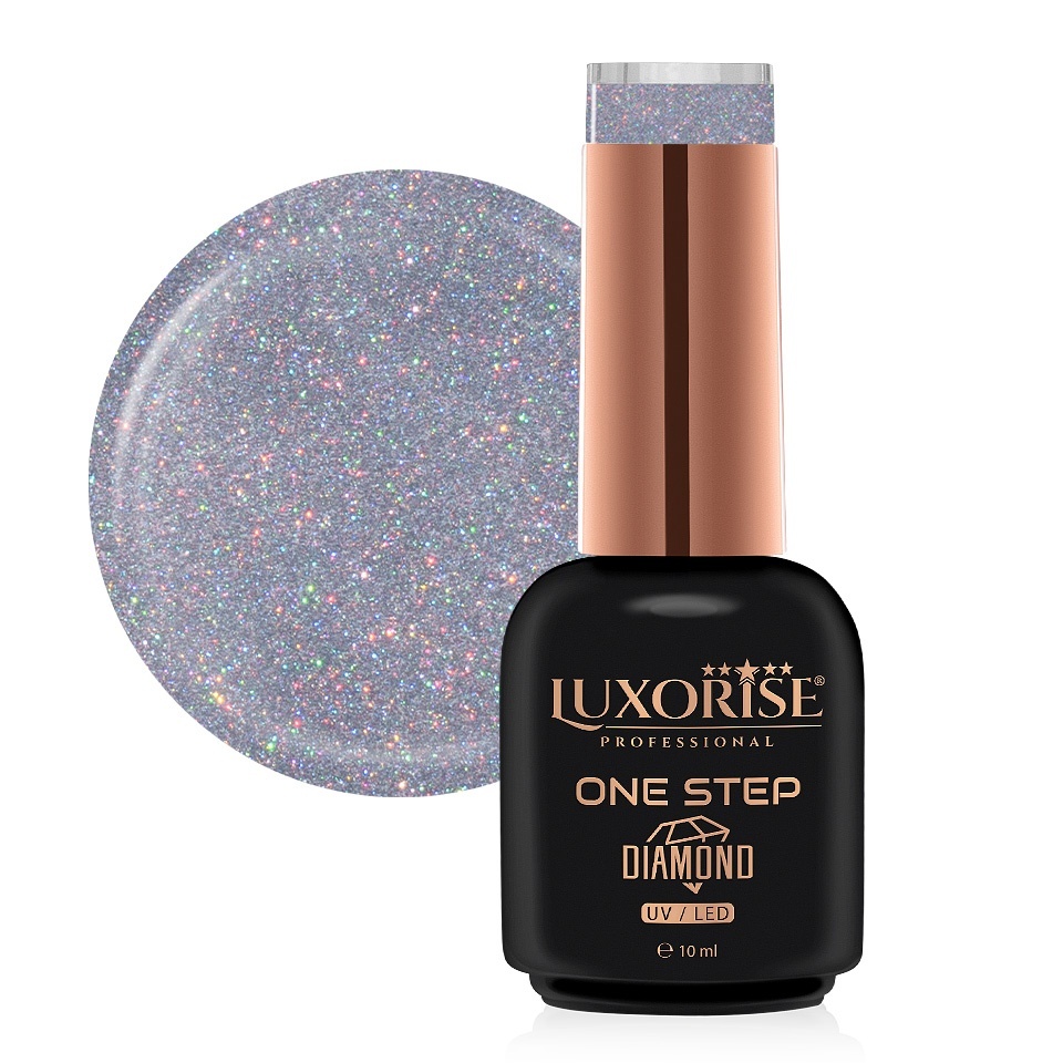 Oja Semipermanenta One Step Diamond LUXORISE Blizzard Silver 10ml