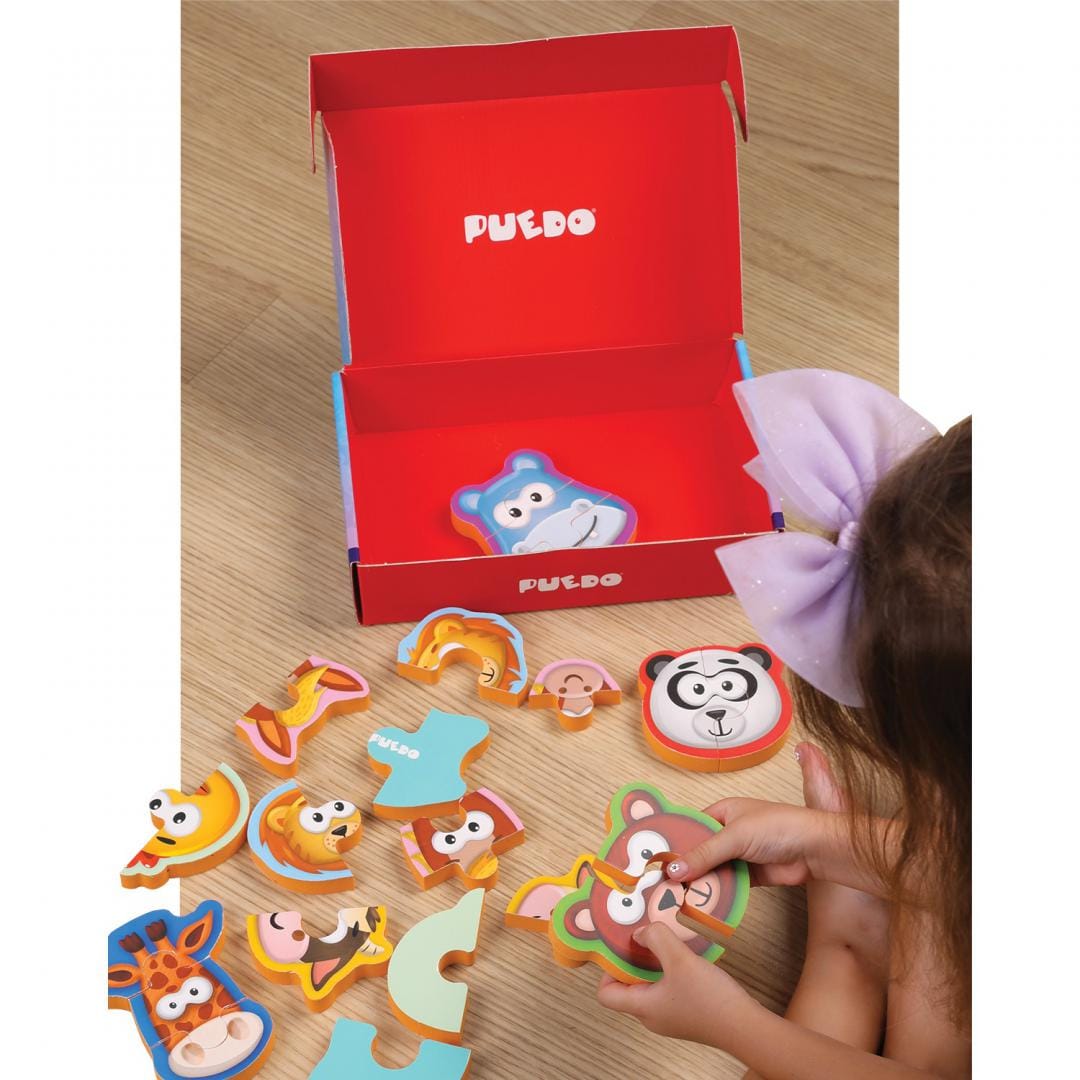 Puzzle Bebe Din Spuma 21 piesi - Casuta de Joaca Educativa - imagine 11