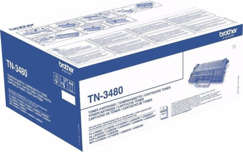 Toner Original Brother TN3480 Black - 8000 Pagini