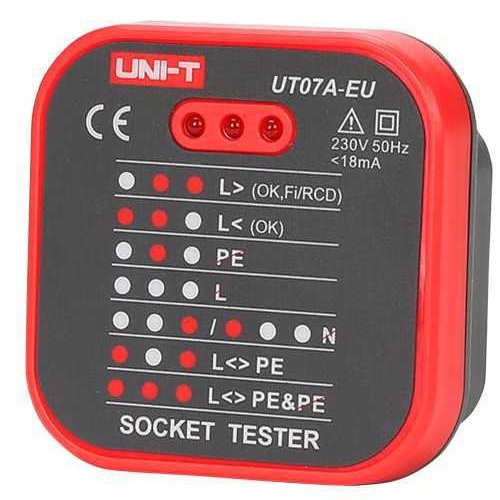 Tester Priza EU UNI-T UT07A | Detectare Cablaj