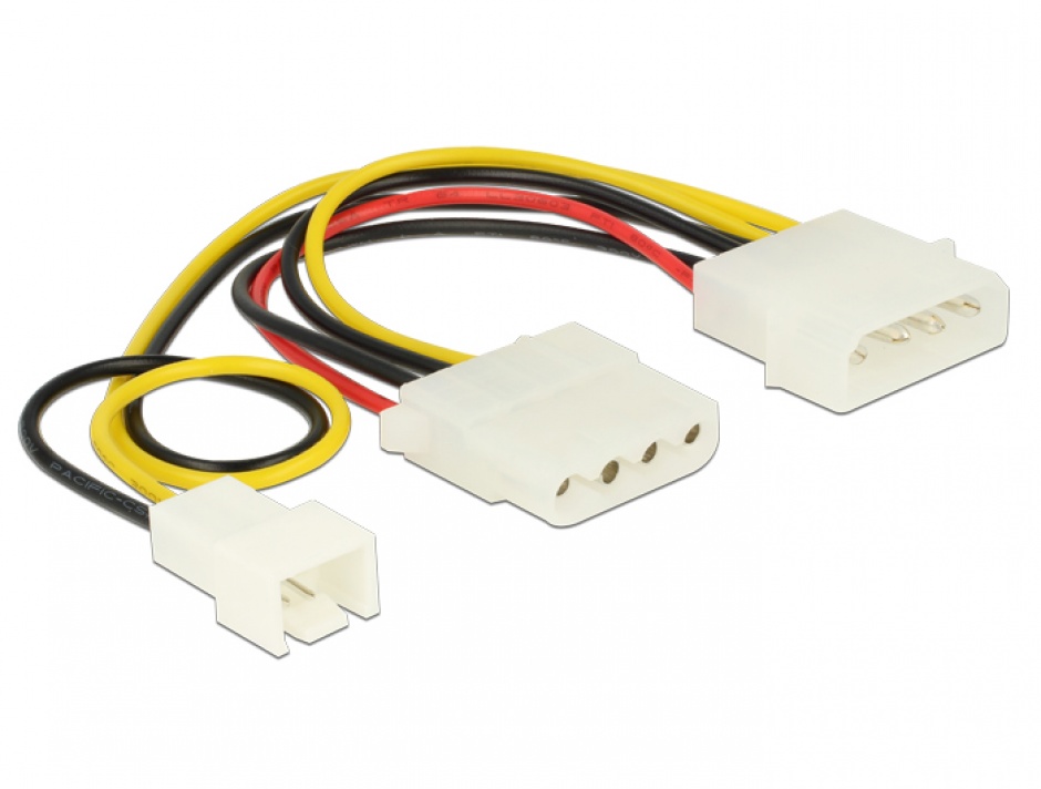 Cablu Delock Molex cu Ventilator 3 Pini