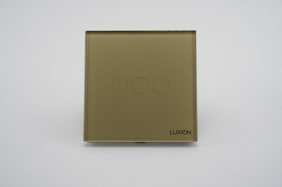 Intrerupator Triplu Touch Sticla LUXION, 500W - imagine 21