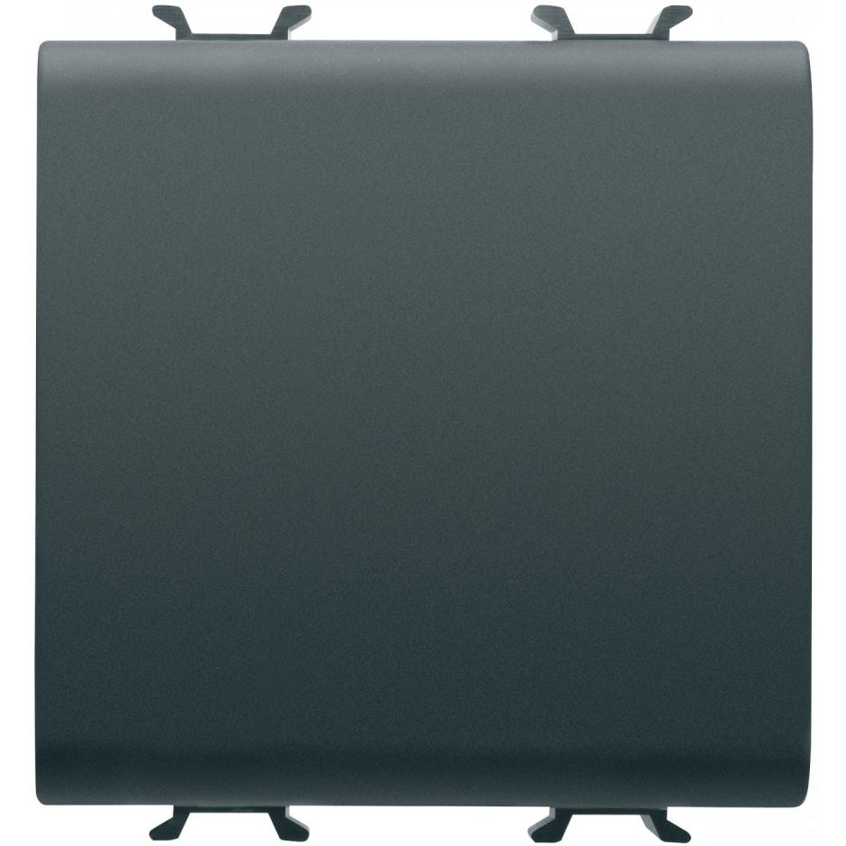 Intrerupator Cap Cruce Gewiss Chorus, 2 Module, Negru Satin