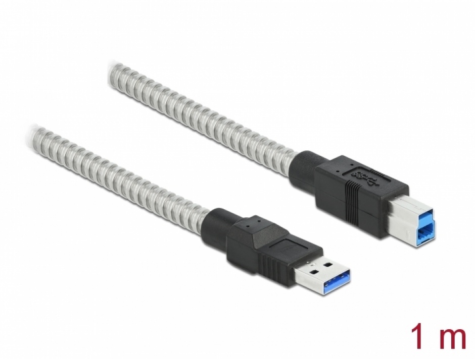 Cablu USB 3.2 Delock 1m Izolație Metalică