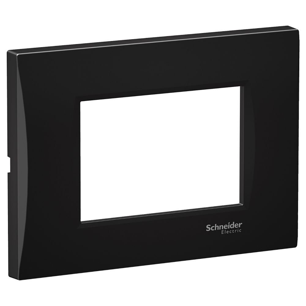 Rama Curbată 3 Module Schneider Easy Styl Negru