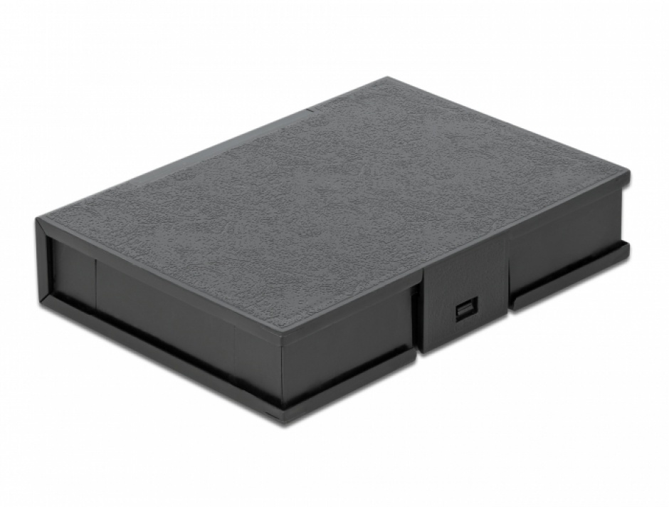 Carcasă Protecție HDD/SSD 3.5" Delock, Negru