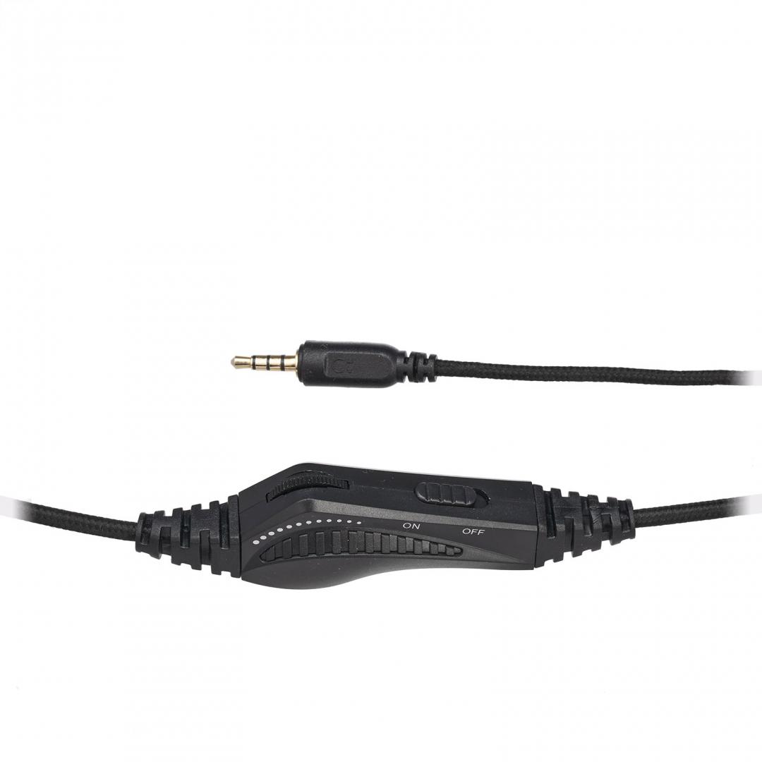 Căști Gaming SERIOUX RUARI cu Microfon - 40mm, Negru - imagine 5