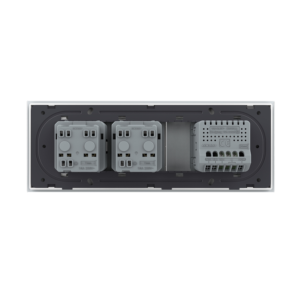 Intrerupator + 2 Prize Livolo Sticla 6A - imagine 4