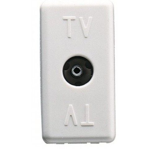 Priză TV Directă 1 Modul Gewiss GW20228, Alb