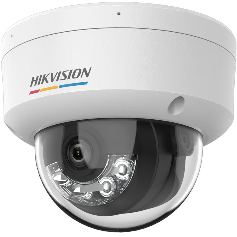 Camera IP Dome 6MP ColorVu Hikvision cu Iluminare Hibrida
