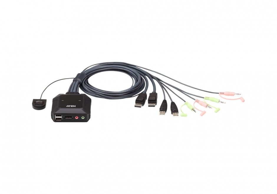 Switch KVM 2 Porturi DisplayPort ATEN CS22DP