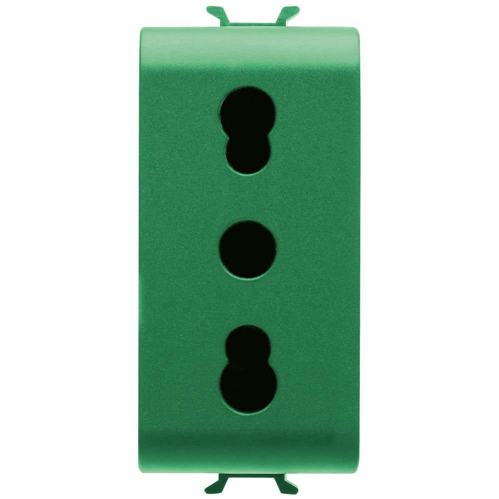Priza Gewiss GW10223 16A Verde Italiană