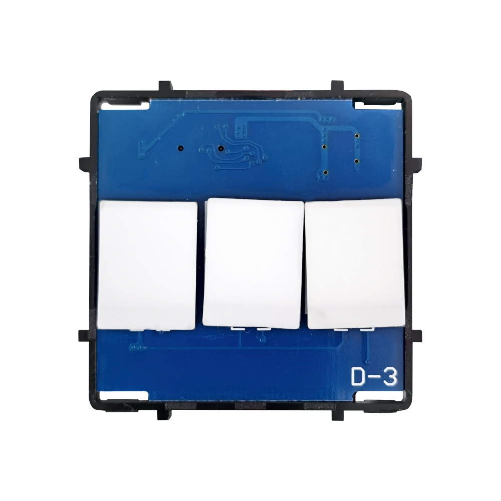 Modul Intrerupator Triplu Touch Luxion, Sticla - imagine 2