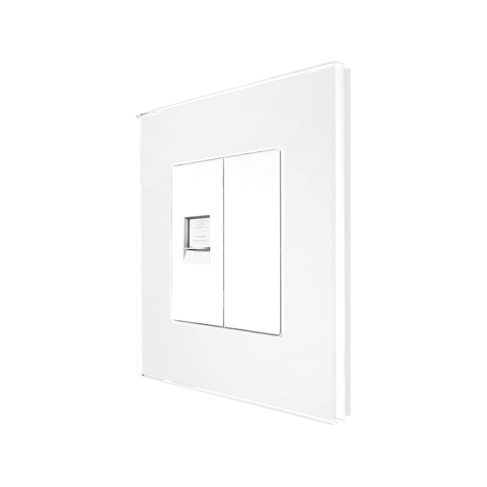 Priza Telefon cu Rama Sticlă Luxion