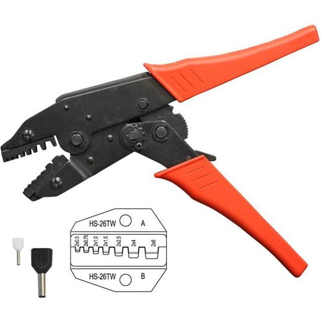 Presa Clichet Pin Dublu Adeleq 03-075, 2x6mm²