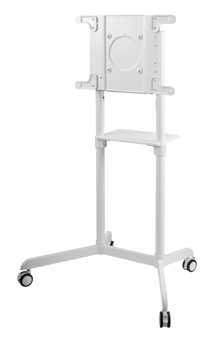 Stand TV Mobil SERIOUX 37-70 inch 70kg - Alb, Reglabil - imagine 4