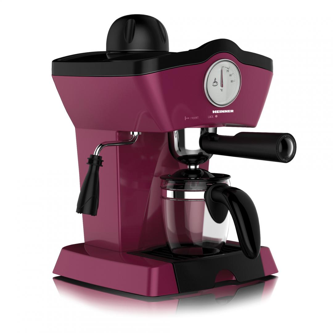 Espressor Heinner CHARM 800W 3.5bar Visiniu - Cafea Perfectă Acasă