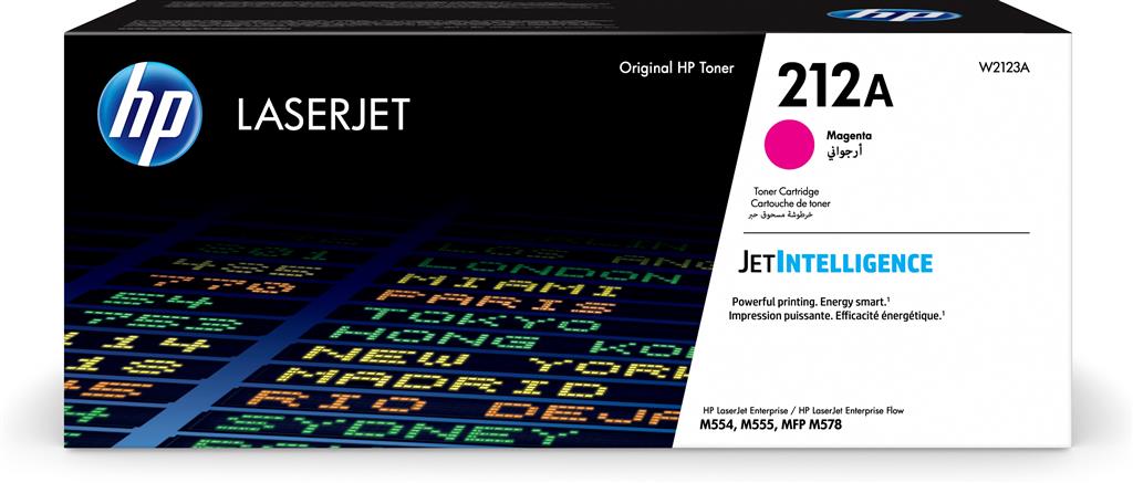 Toner Original HP W2123A Magenta 4500 pagini - LaserJet M555