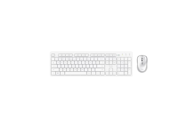 Kit Wireless Trust Ody II - Taste Silentioase, 1600 DPI, Alb - imagine 3