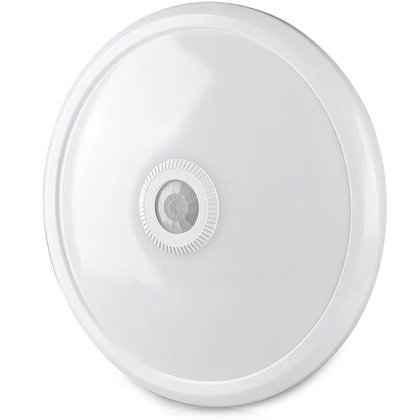 Plafoniera LED V-TAC 12W cu Senzor și Alb Rece
