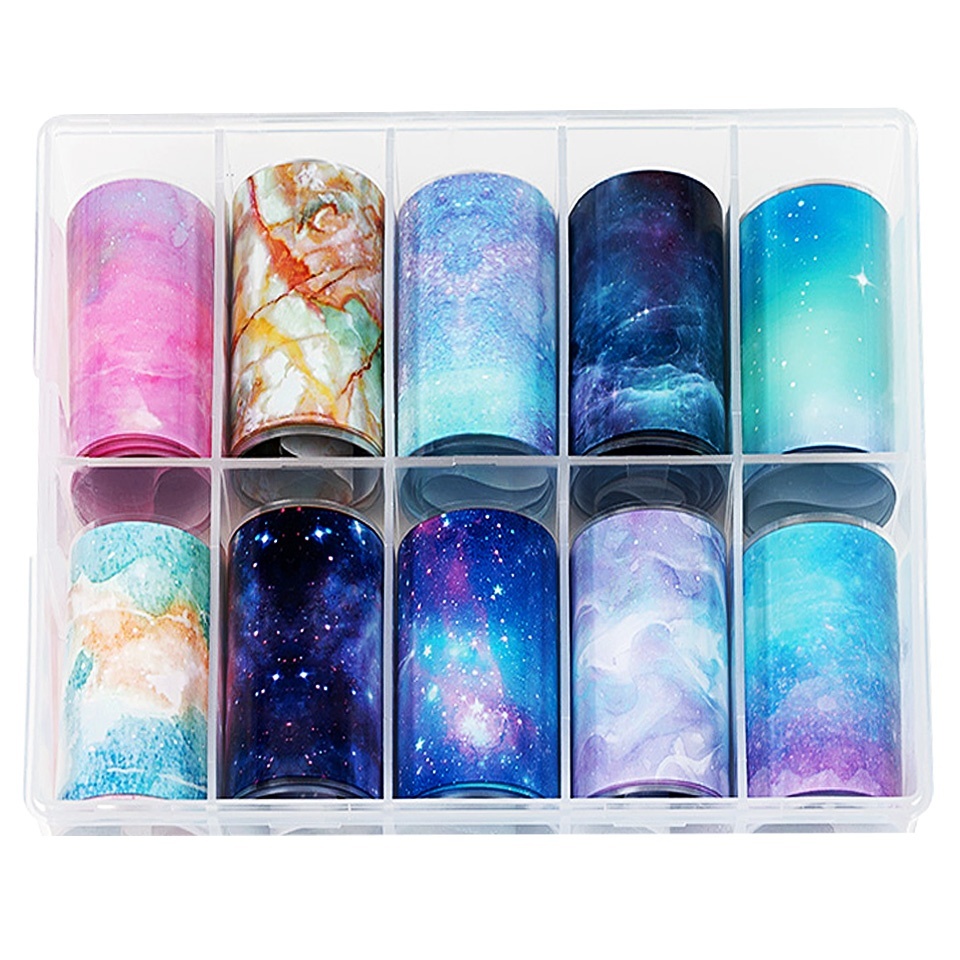 Set Folii Transfer LUXORISE #11 Cosmos, 10 Buc - imagine 2