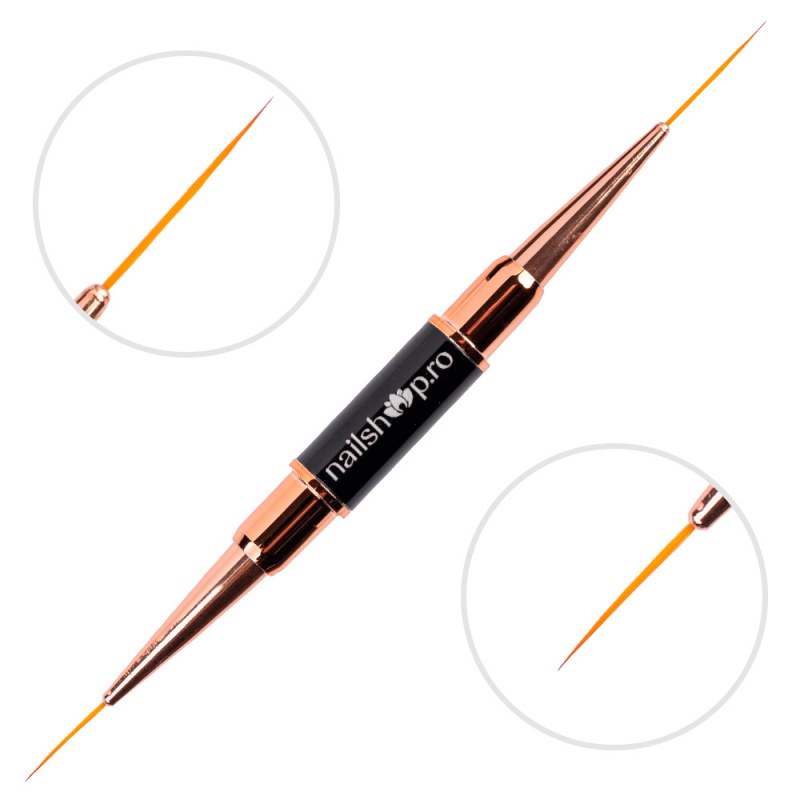 Pensula Nail Art 2-in-1 Nailshop | Long & Extra Long