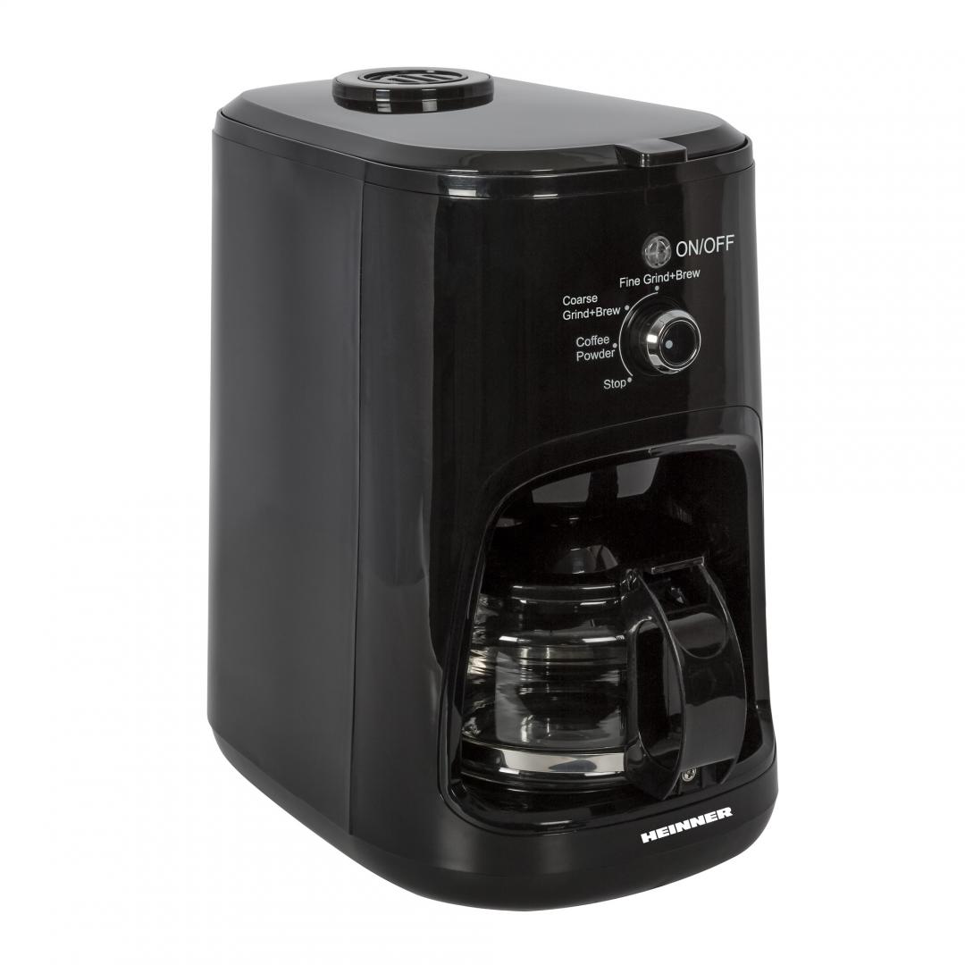 Cafetiera cu Râșniță Heinner HCM-900RBK, 900W, 0.6L