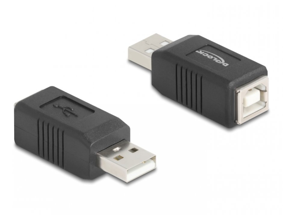 Adaptor USB-B 2.0 la USB-A Delock 67202