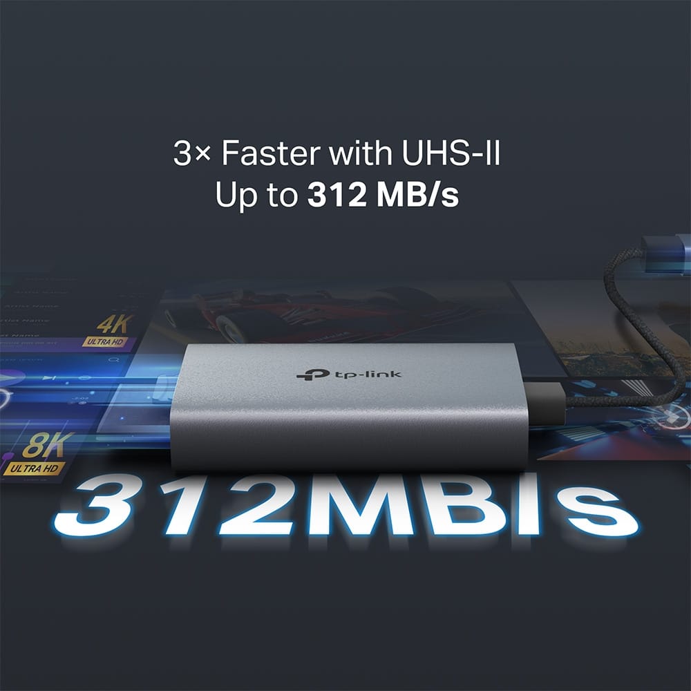 Cititor de Carduri TP-LINK UA440C UHS-II USB-C 3.0 - imagine 14