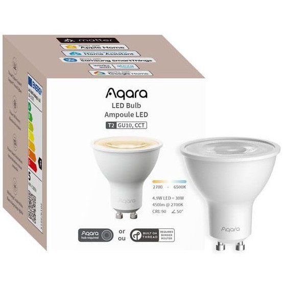 Bec Led Aqara T2 GU10 Smart 450lm Zigbee/Thread