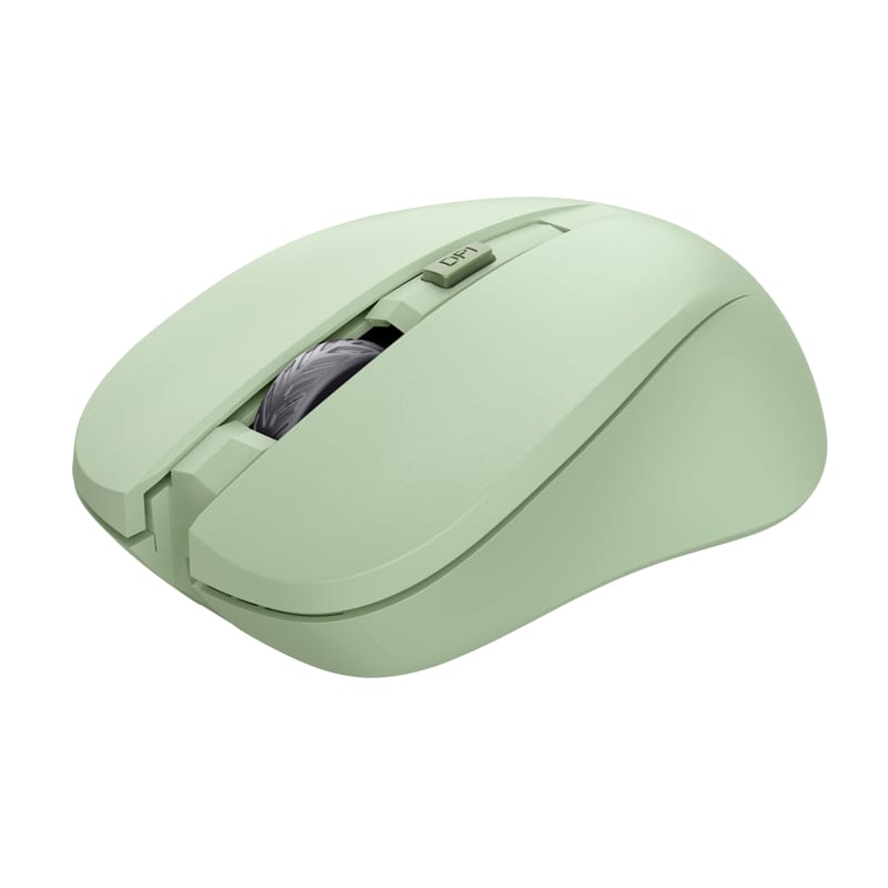 Mouse Wireless Trust Mydo 1800 DPI, 4 Butoane, Verde - imagine 3