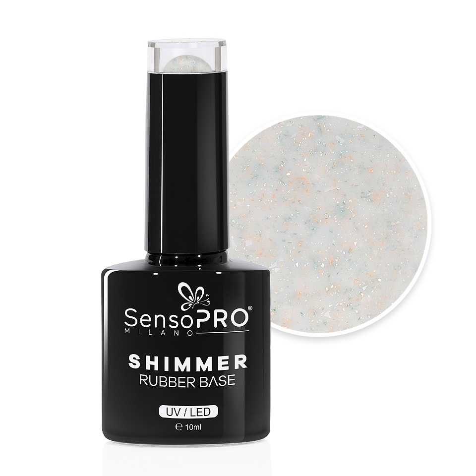 Shimmer Rubber Base SensoPRO Milano #43 Diva Symphony 10ml