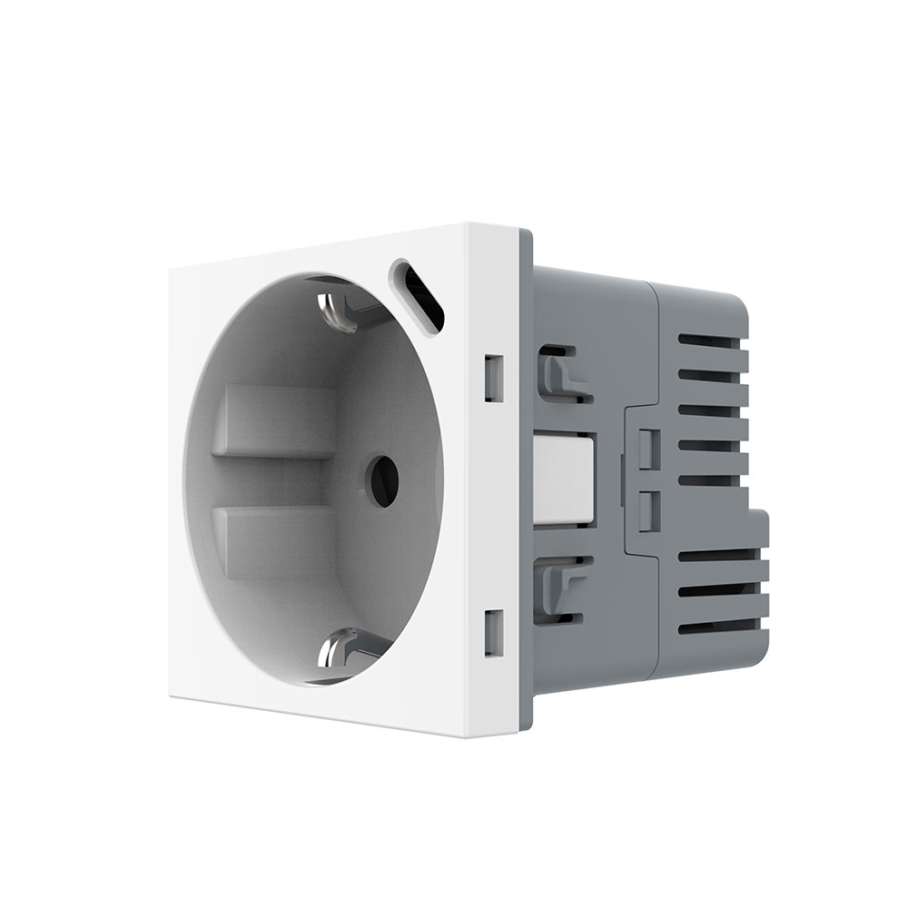 Priză Schuko + USB-C LIVOLO, Sticlă, 18W