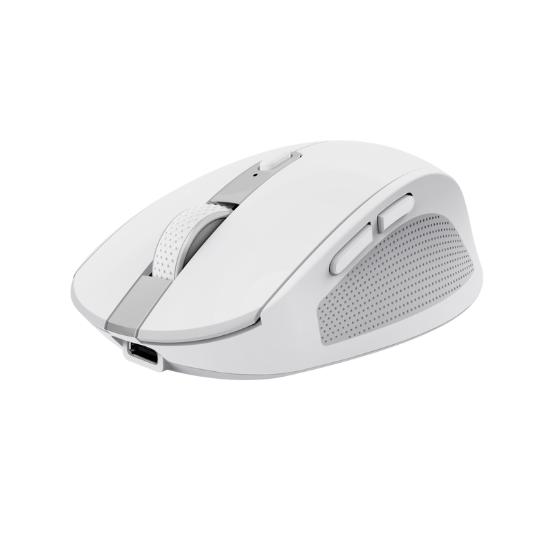 Mouse Trust Ozaa Compact 3200 DPI USB-A/C Alb - imagine 4