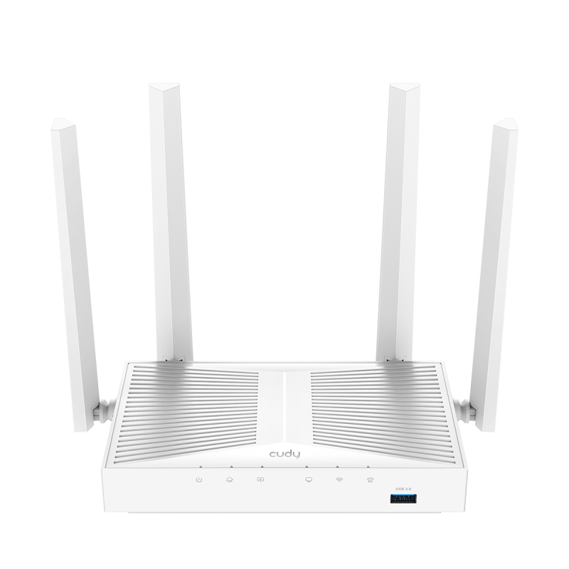 Router CUDY AC1200 Gigabit Mesh WiFi cu USB 3.0 și VPN