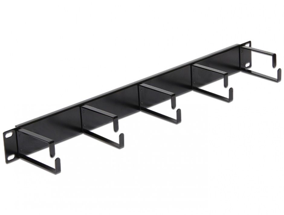 Organizator Cabluri Rack 19" 1U, Delock 42496