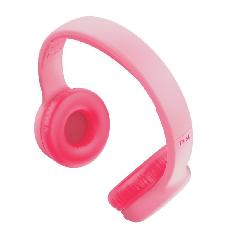 Căști Trust Nouna WS Kids Roz - Audio de Calitate pentru Copii - imagine 6
