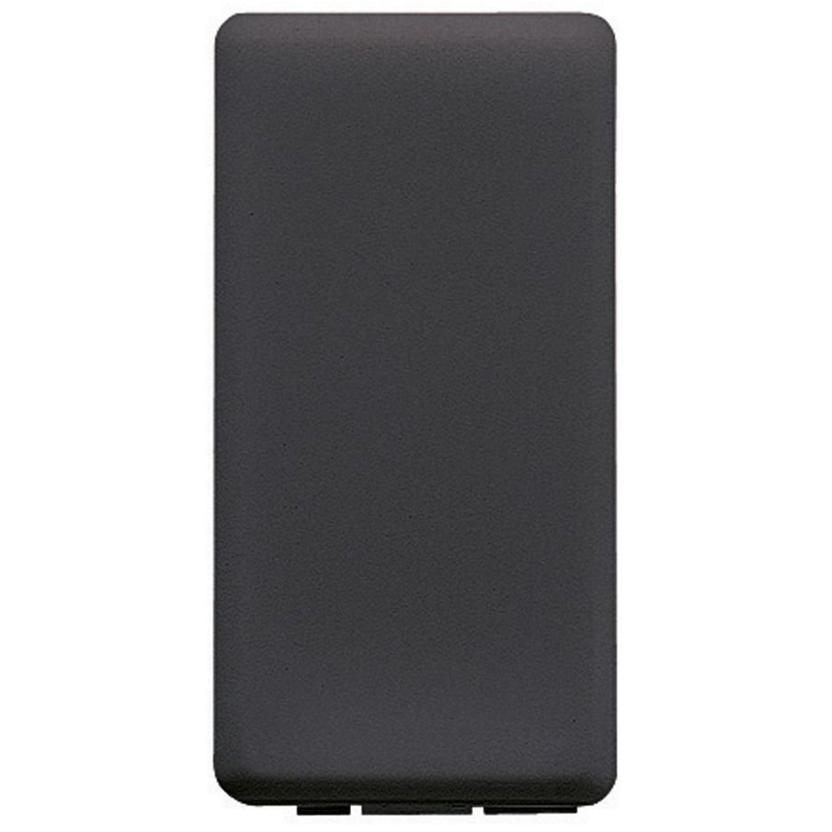 Tasta Falsă 1 Modul Gewiss System GW21056, Negru