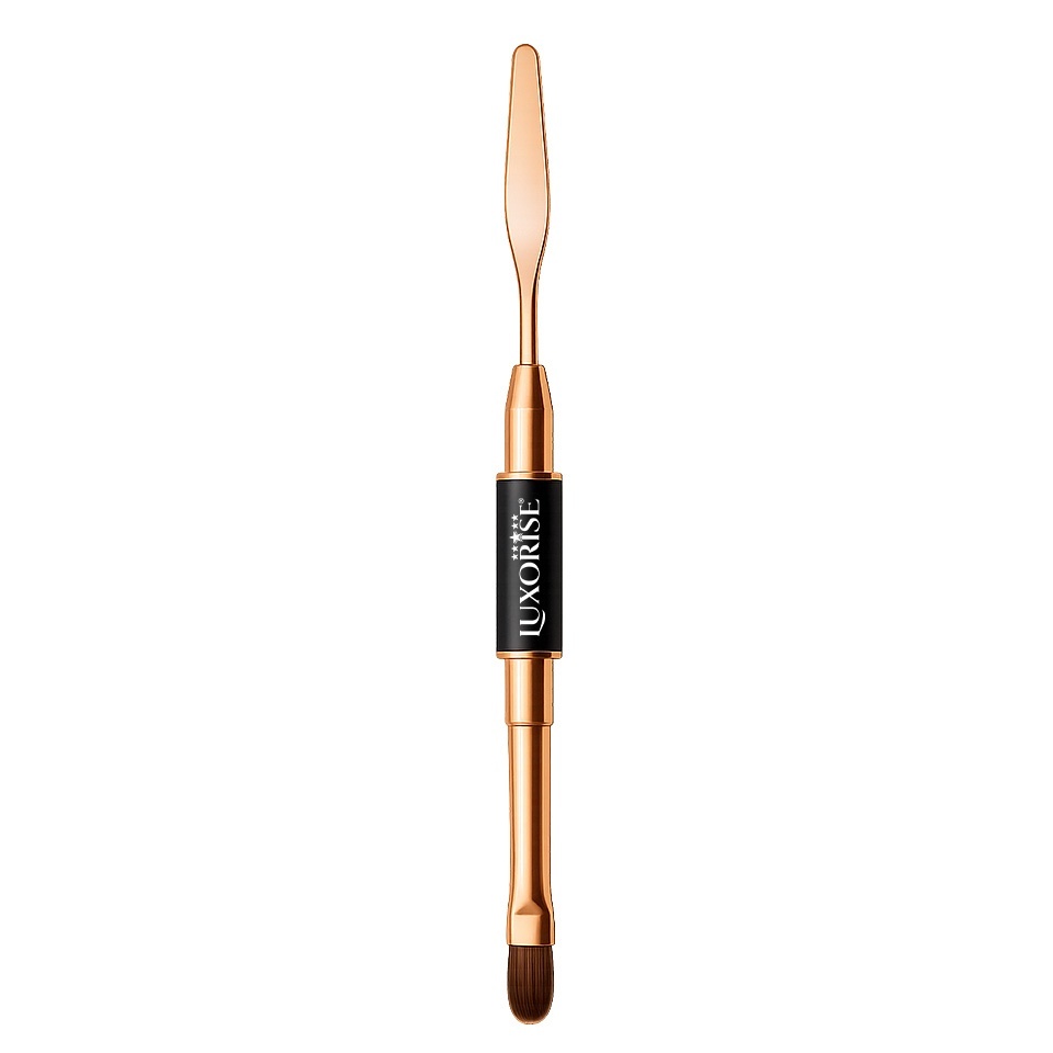 Pensula Polygel cu Spatula LUXORISE Duo