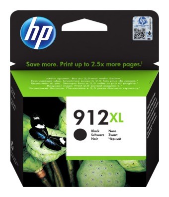 Cartus HP 912XL Black Original 3YL84AE - 825 Pagini