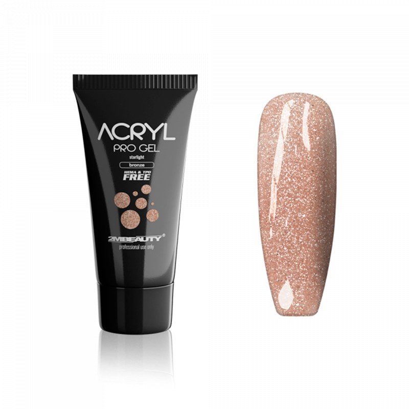 Acryl Pro Gel 2M Starlight Bronze - PolyGel Hema Free