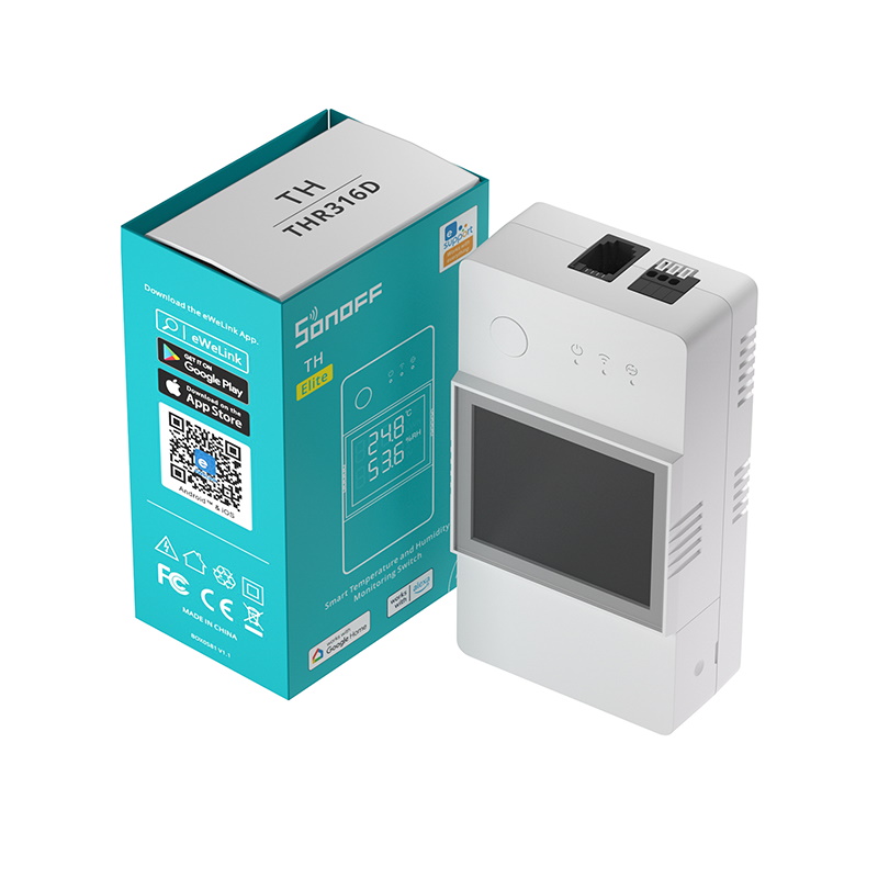 Releu Sonoff THR316D Wi-Fi Termostat & Control - imagine 2