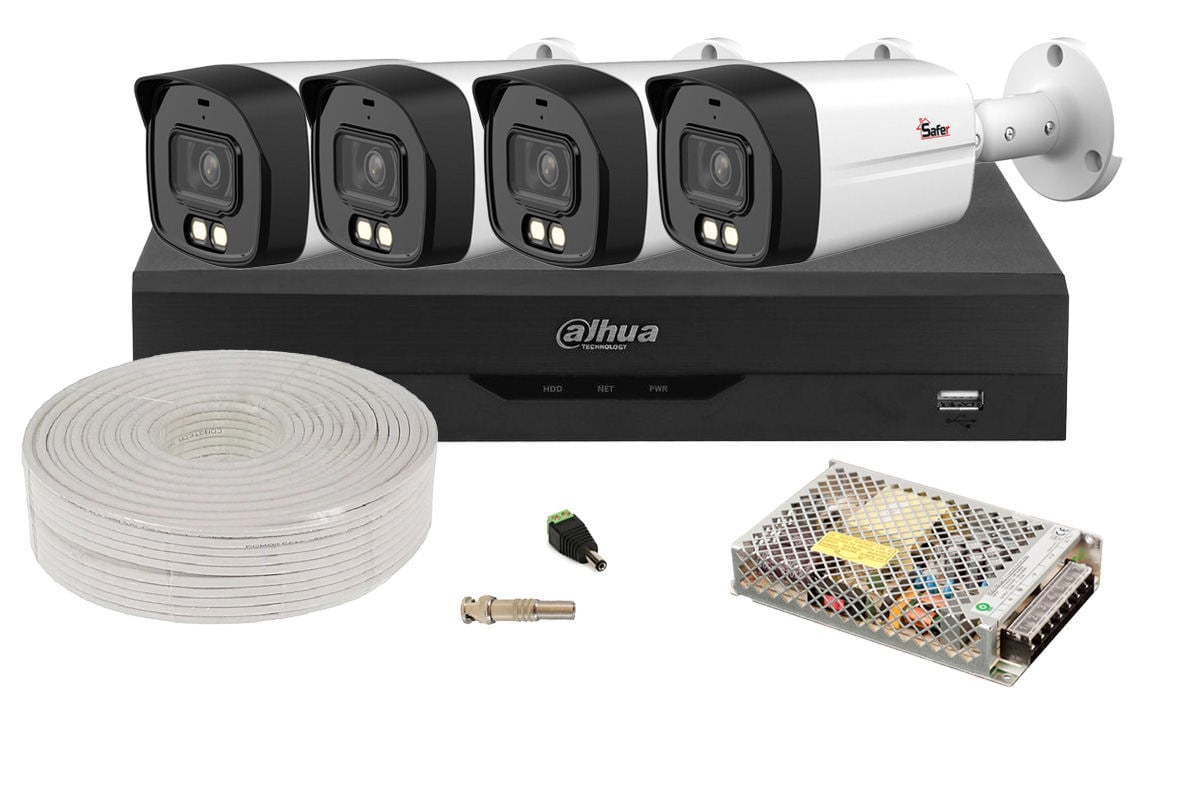 Kit Supraveghere Dahua 4 Camere 5MP AI