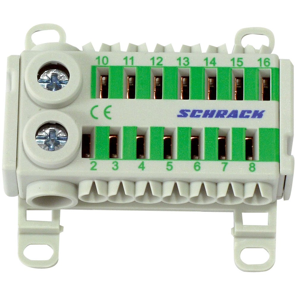 Clemă Schrack Verde Conexiune Rapidă
