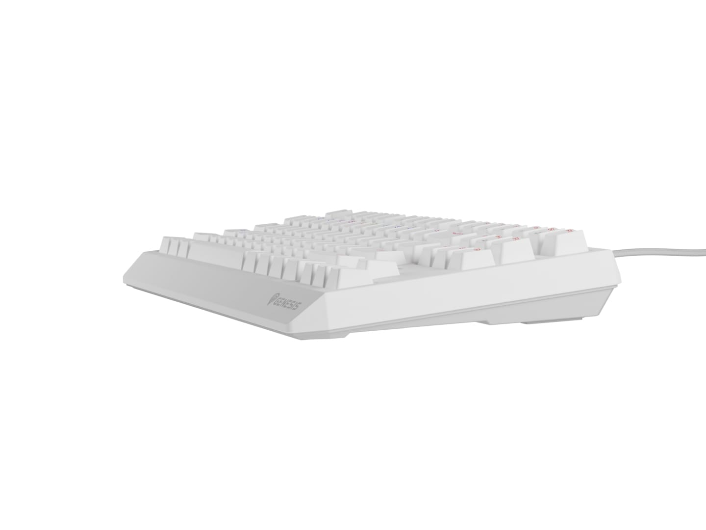Tastatura Gaming Wireless Genesis Thor 230 TKL RGB Alb - imagine 4